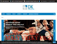 Tablet Screenshot of dklm.sk